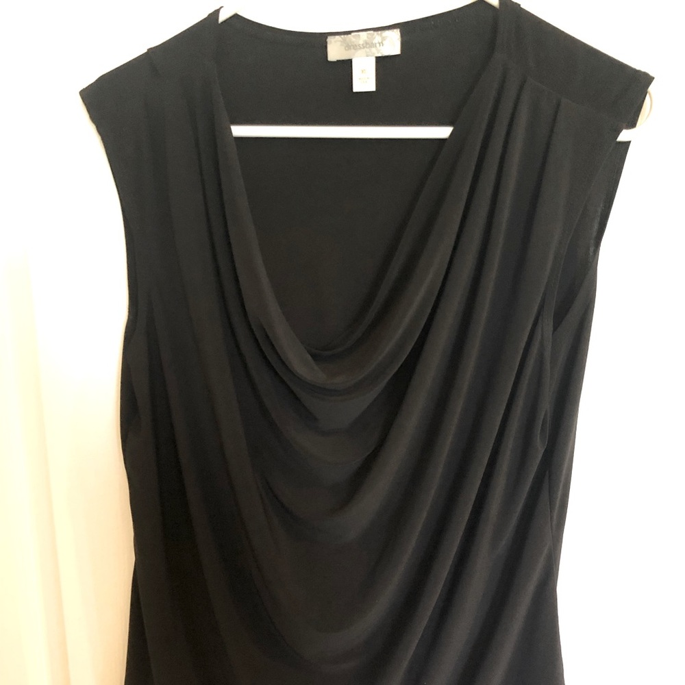 DressBarn Black sleeveless blouse,